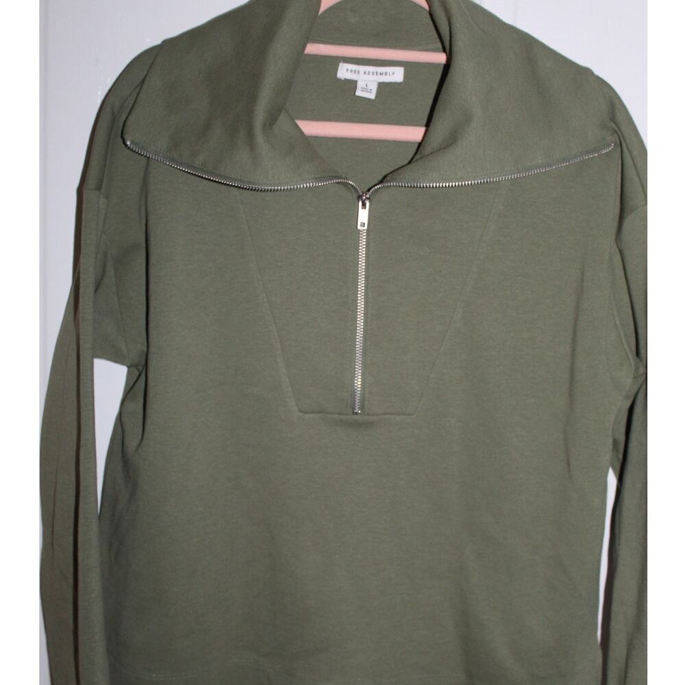 Women's Size Large Free Assembly Pull Over and Wide Leg Cargo Pants Pull-on - Picture 7 of 7